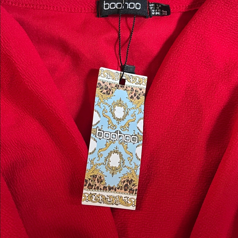 Boohoo Vibrant Red Dress - Picture 2 of 3